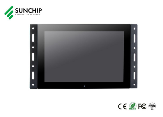 RK3566 LCD Advertising Screen Wifi 4G Ultra Thin Metal Open Frame Digital Signage