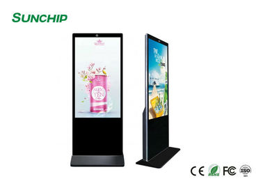 55 Inch Ultra Thin LCD Digital Signage Display Free Standing Industrial Grade Design