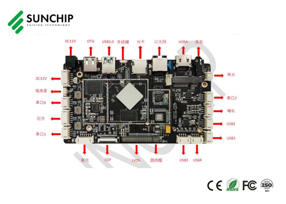 RK3566 Android 11 Embedded Board Industrial Motherboards PCBA Board For Digital Signage