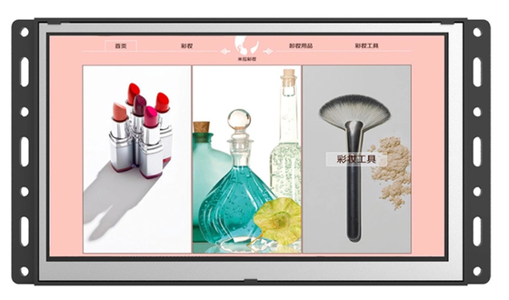 Slim Design Industrial Open Frame Monitor Support All Video Audio Picture Formats