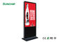 Super Size 65&quot; Floor Standing LCD Advertising Display Interactive For Supermarket / Mall