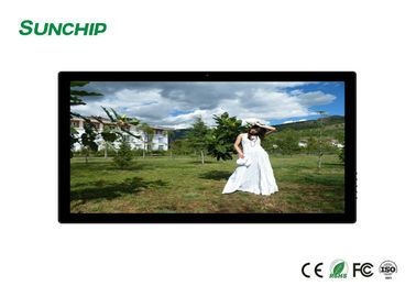 Indoor Outdoor Wall Mounted Advertising Display Wifi Touch Screen For Bus Station Project