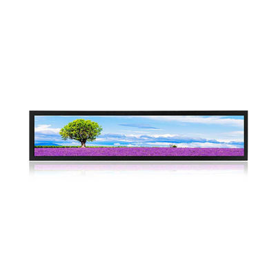 28 Inch Stretched Bar LCD Display 500 Nits Supermarket Shelf Edge HD Advertising Player