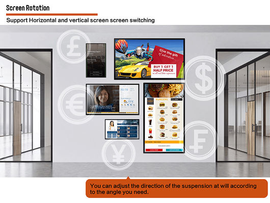 Multi-Media Stretched LCD Display , Ultra Wide LCD Monitor Easy Operation